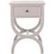 Safavieh Maxine Accent Table- Quartz Grey - 26.75 x 15 x 18 in. AMH6608C - alternate 1